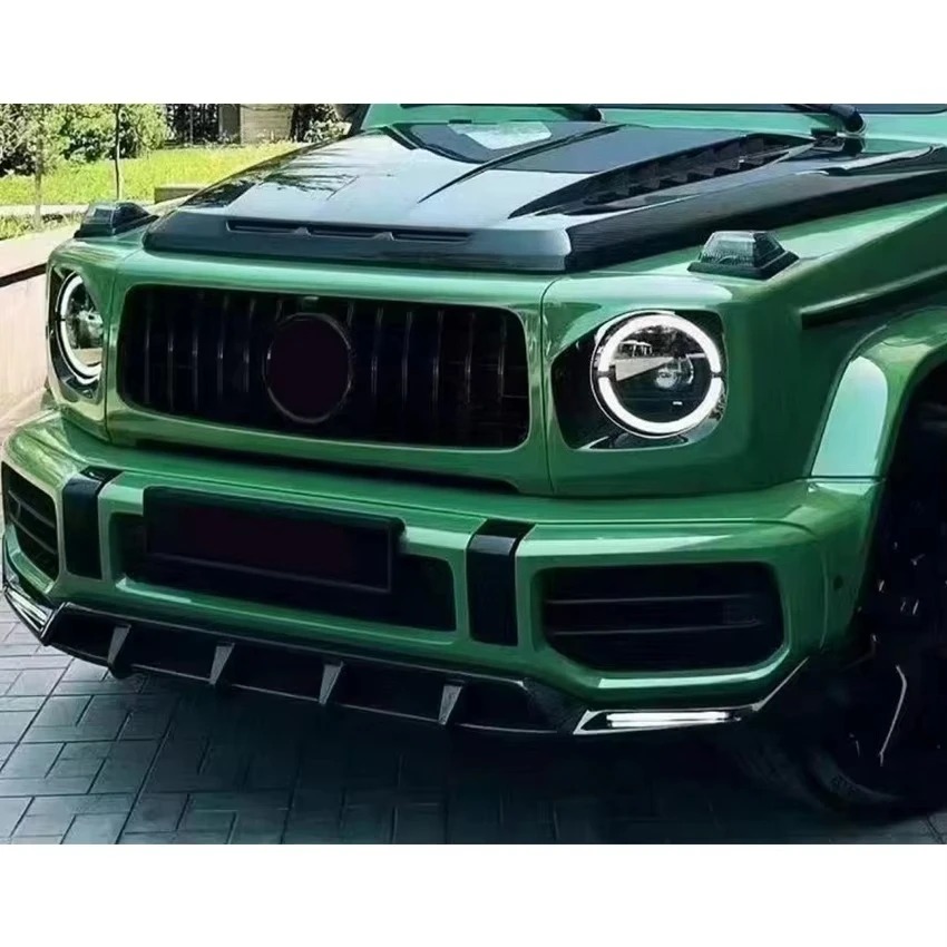 Upgrade G63 Carbon Kit Topcar Style Dry Carbon Car Bumper Front Lip For  Benz G63 W464 G500 G550 2019-2024y